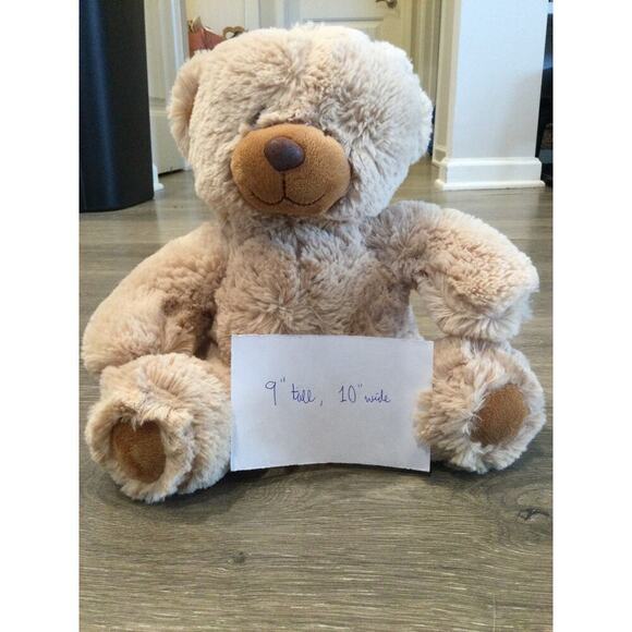 Beppe Bear Tan 9" Poland Gift Teddy Plush Stuffie Stuffed Animal Toy Baby Gift - Picture 9 of 9